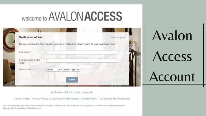 AvalonAccess-Account