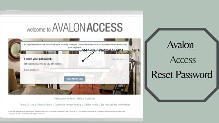 AvalonAccess-Reset-Password
